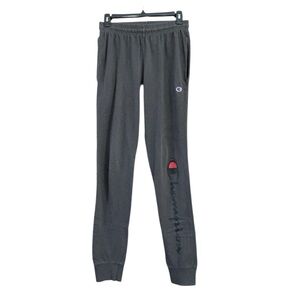 Champion solid logo jogger pants grey